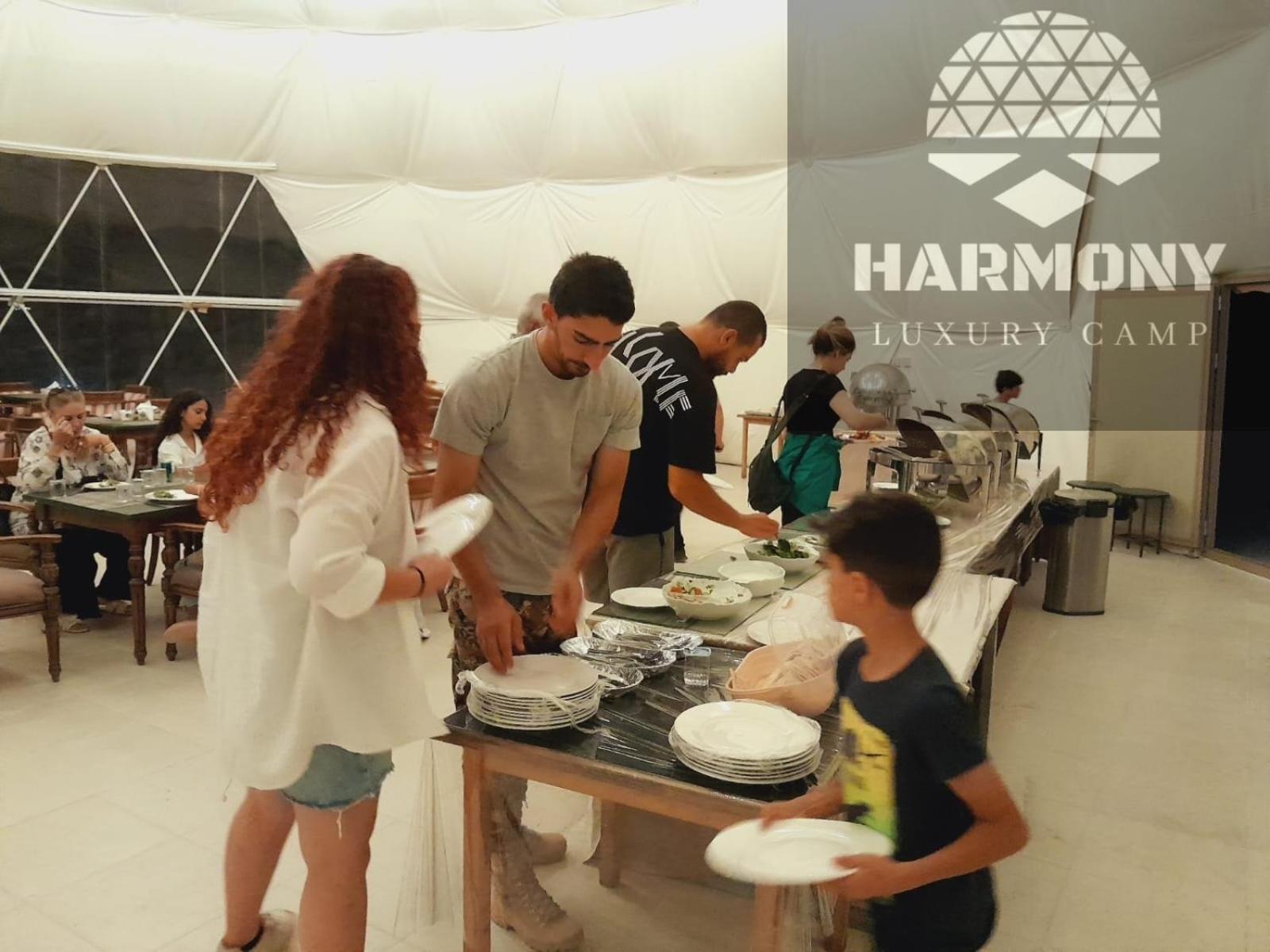 ホテル Harmony Luxury Camp ワディ ・ラム エクステリア 写真