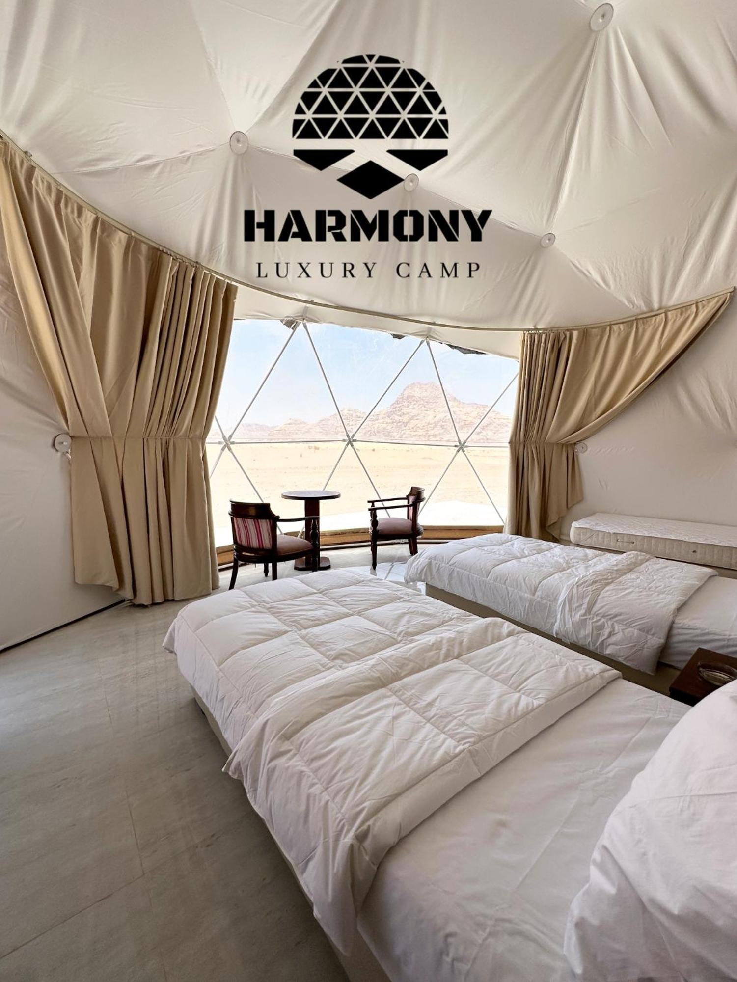 ホテル Harmony Luxury Camp ワディ ・ラム エクステリア 写真